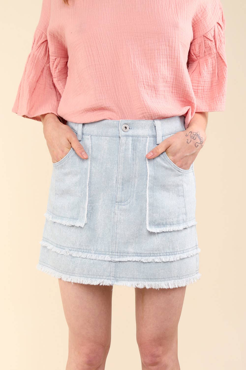 Darling Denim Mini Skirt