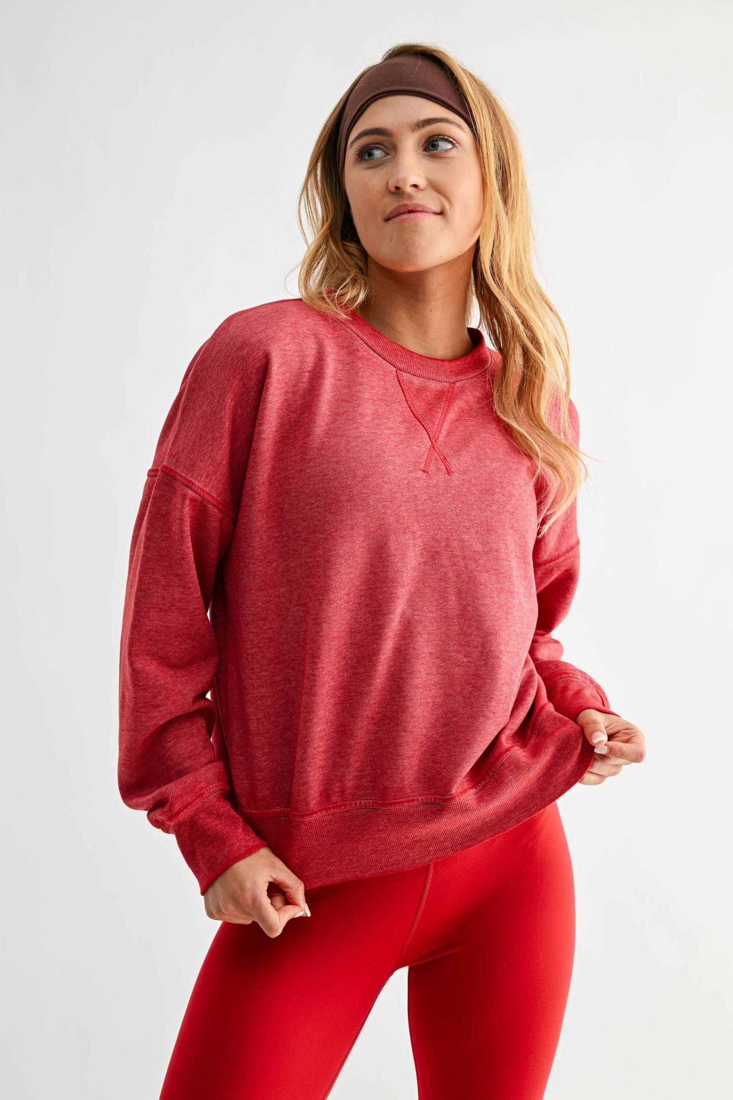 Burned Out Crewneck Sweater