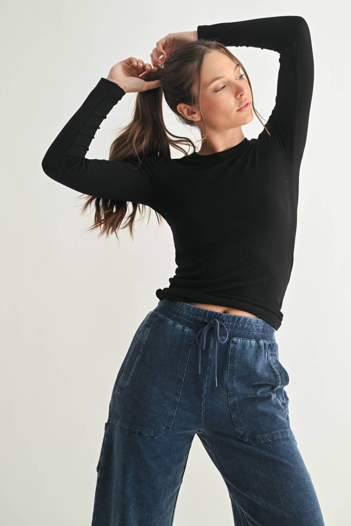 Basic Babe Fall Ribbed Top