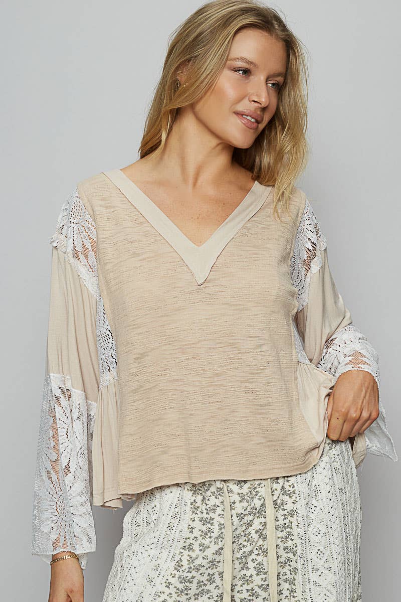 Flower Child Vneck Top