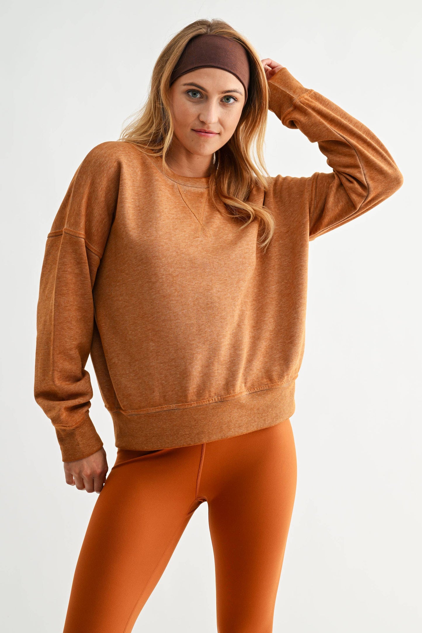Burned Out Crewneck Sweater