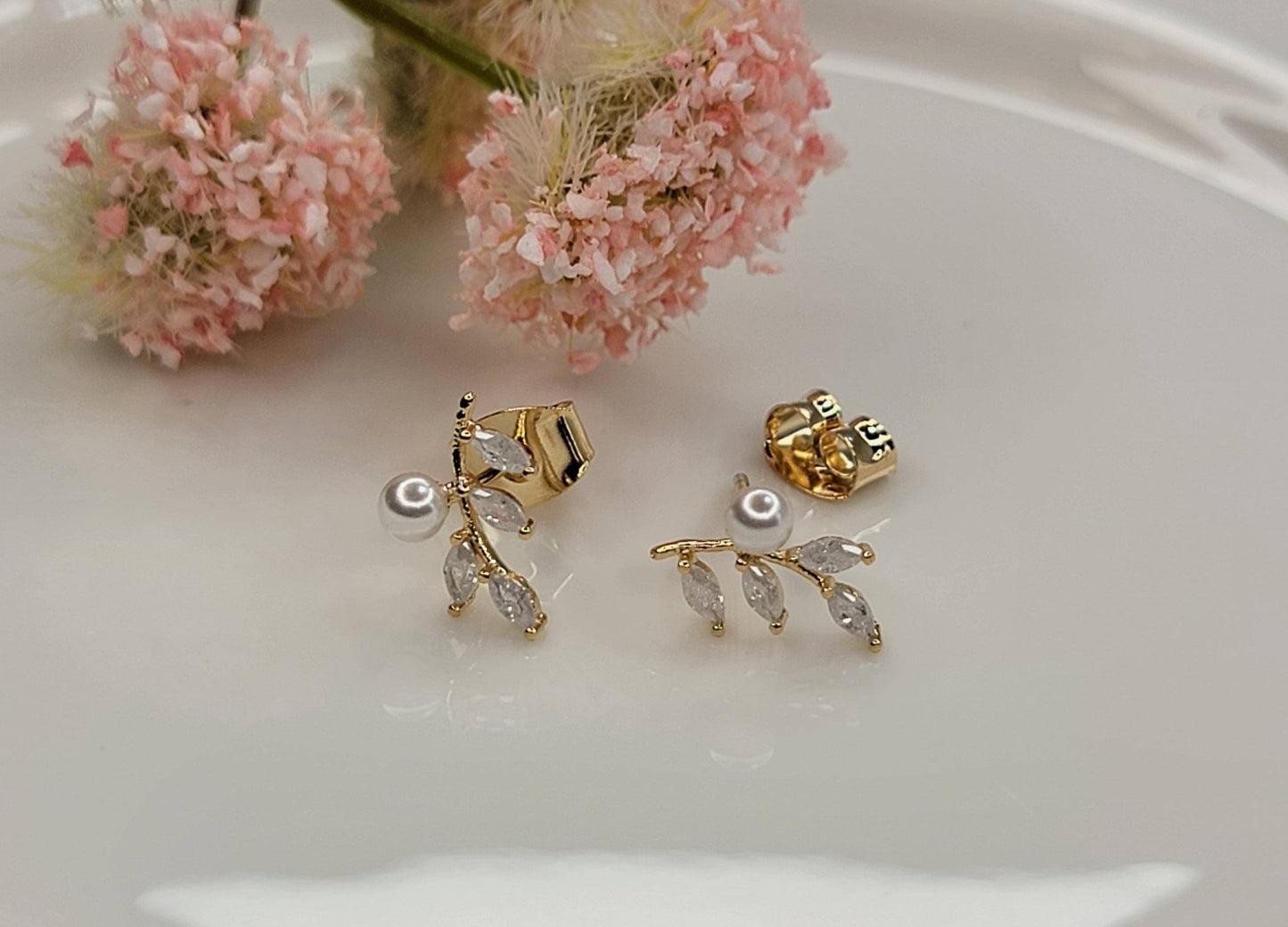 Cz Post Earring