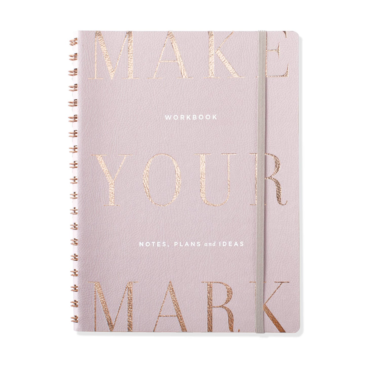 Vegan Leather Workbook - Classic Type Mauve