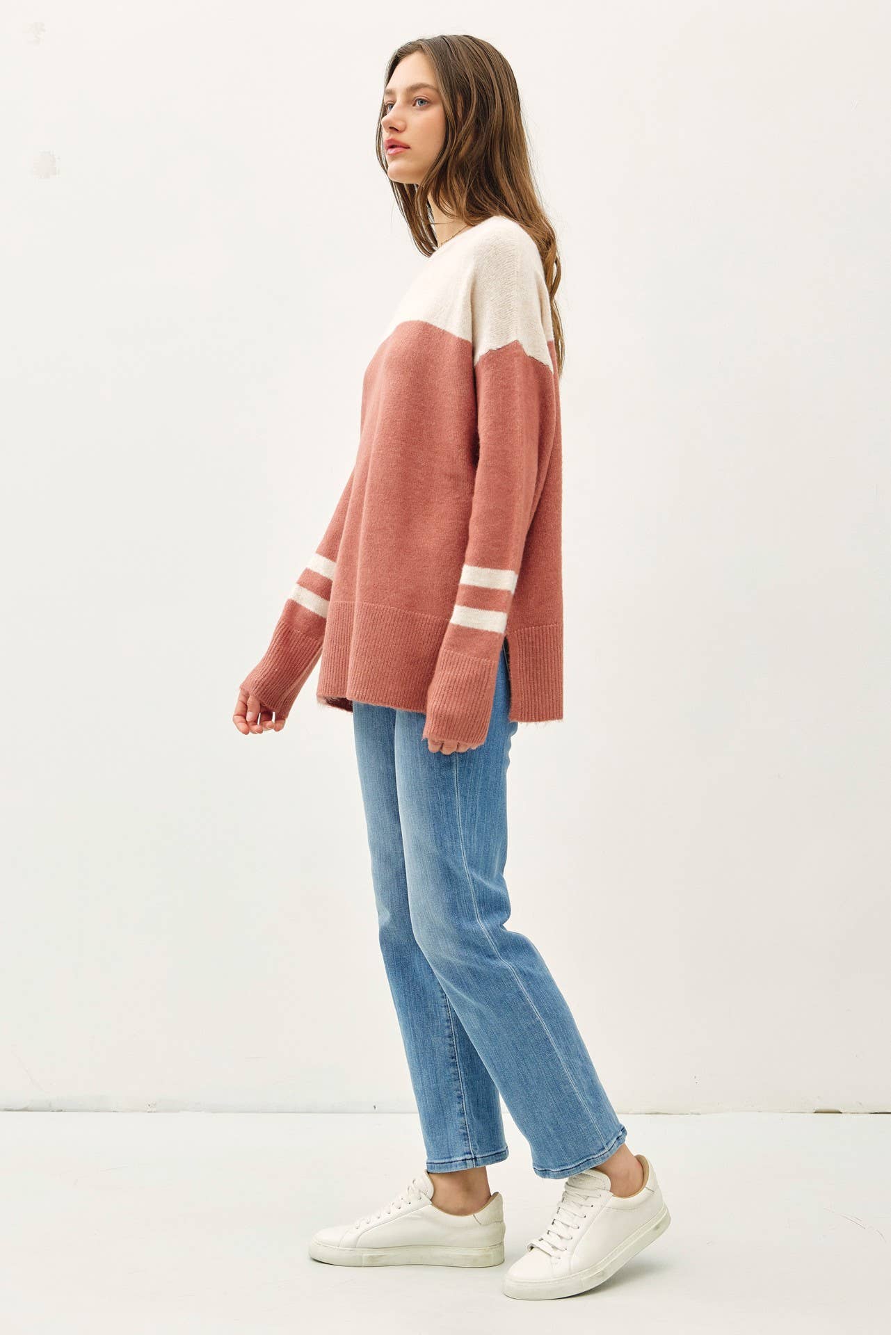 Jersey Striped Sweater
