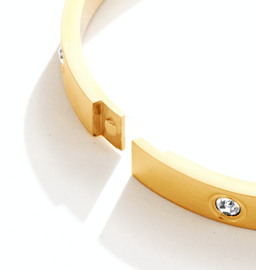 Hinged Stone Bracelet