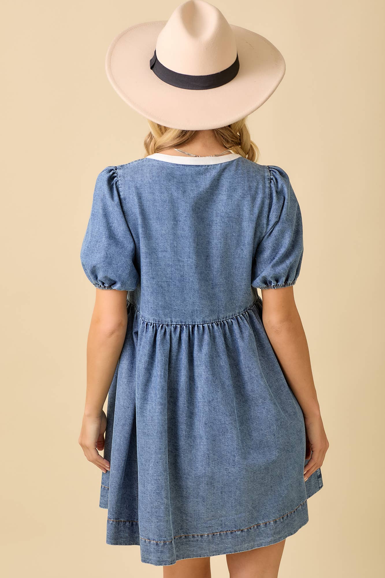 Class Till Kickoff Denim Dress