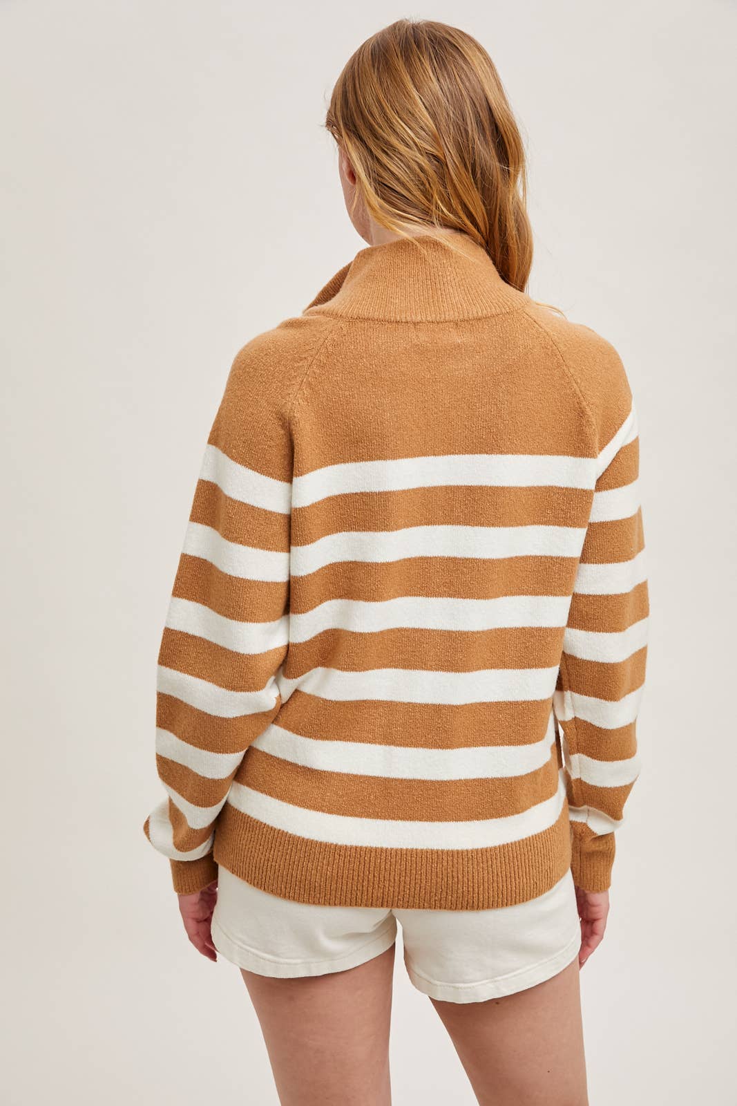 Danielle Striped Quarter Zip