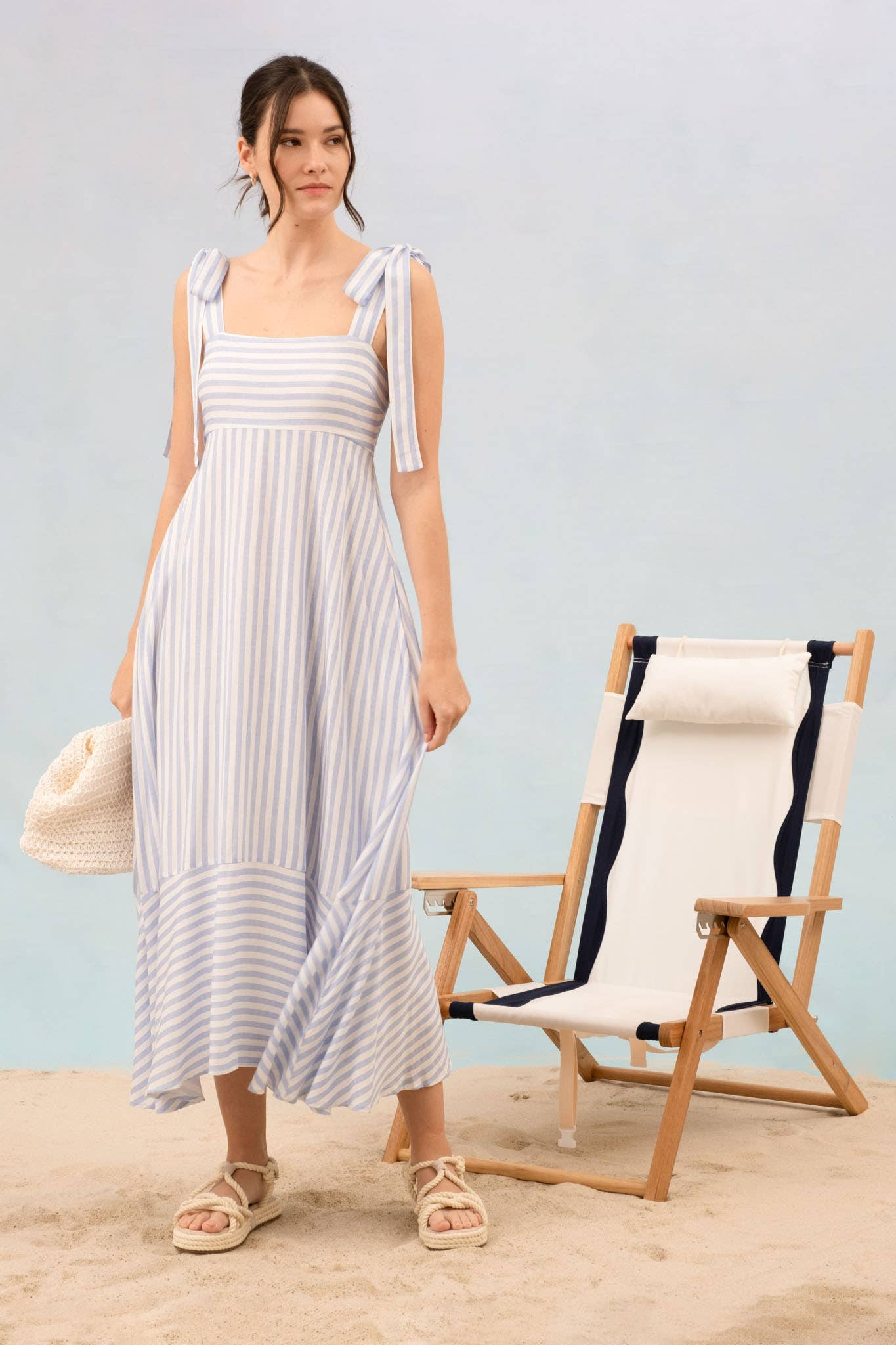 Wave on Wave Stripe Maxi Dress