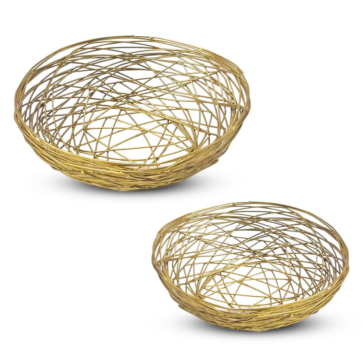 Iron Gold Woven Basket