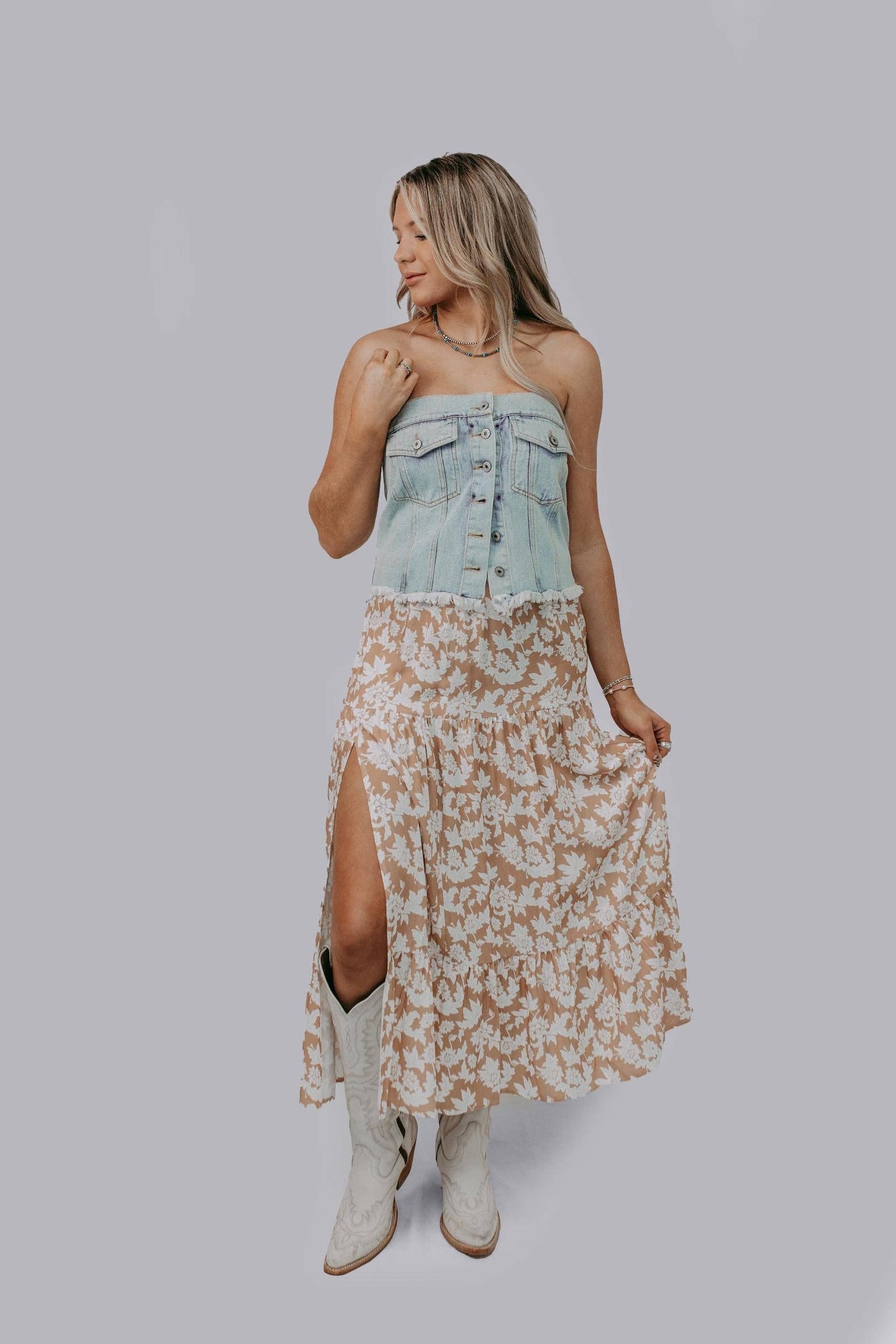 Denim for Days Tube Top