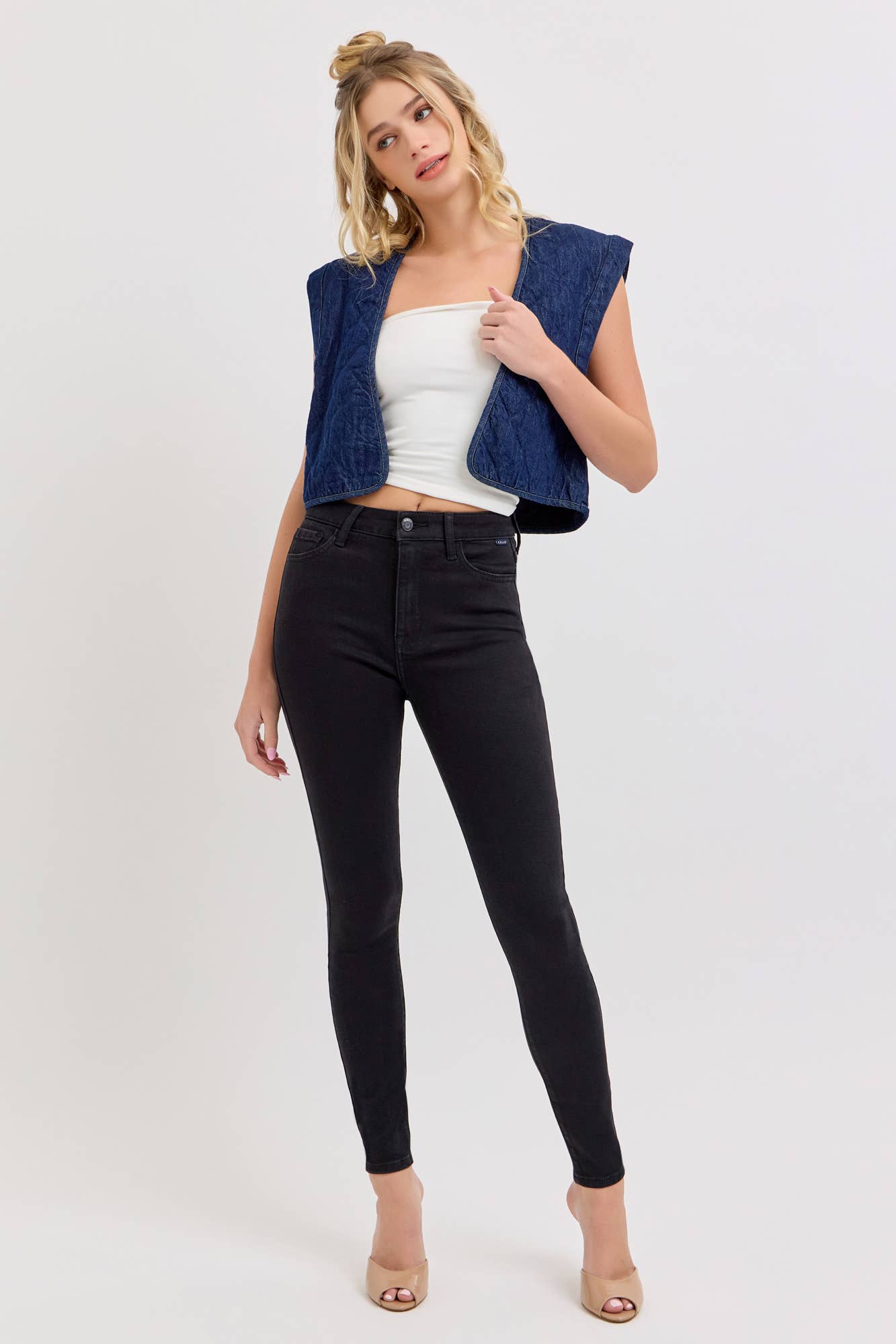 Blackest Black Stretch Skinny Jeans