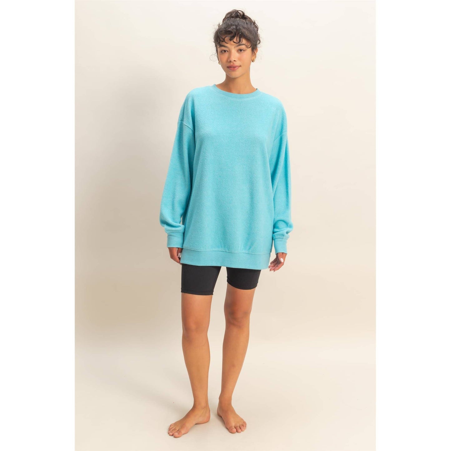 Oversized Crewneck Casual Sweatshirt