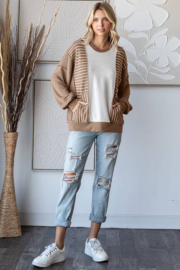 Colorblock Pullover