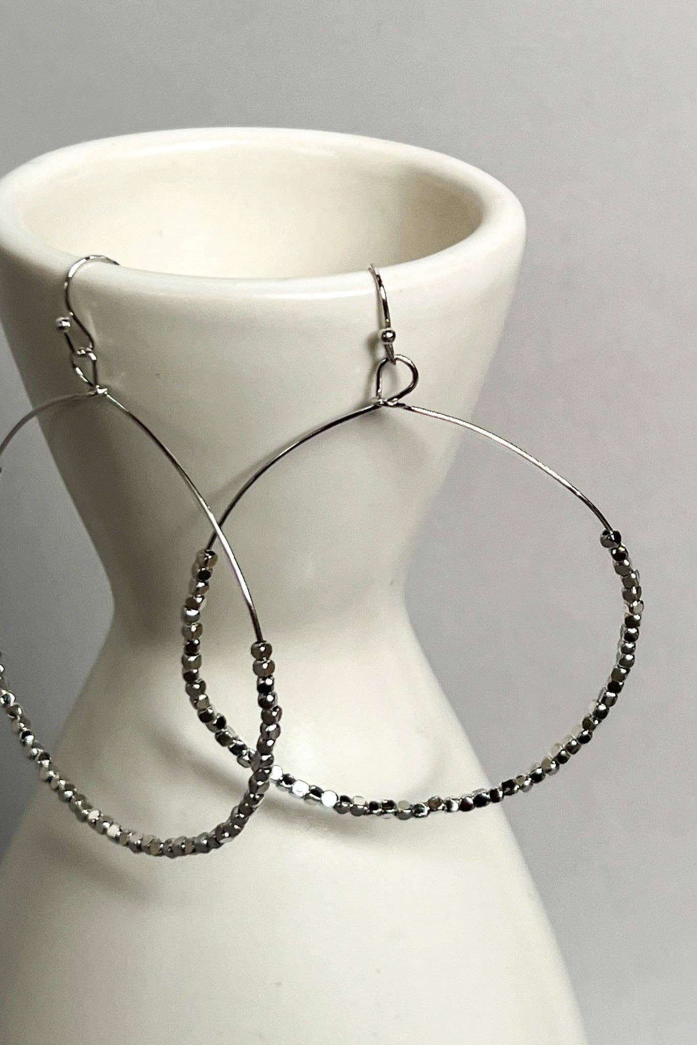 Elvera XL Earrings Silver