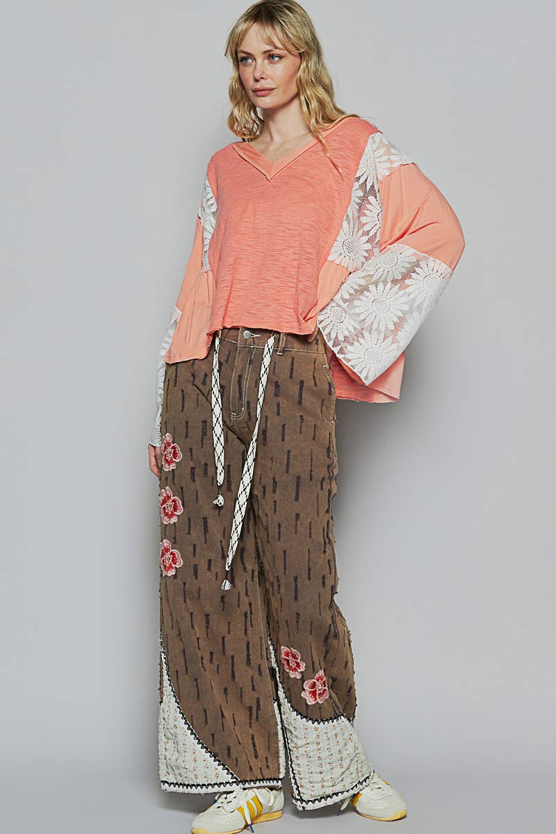 Flower Child Vneck Top