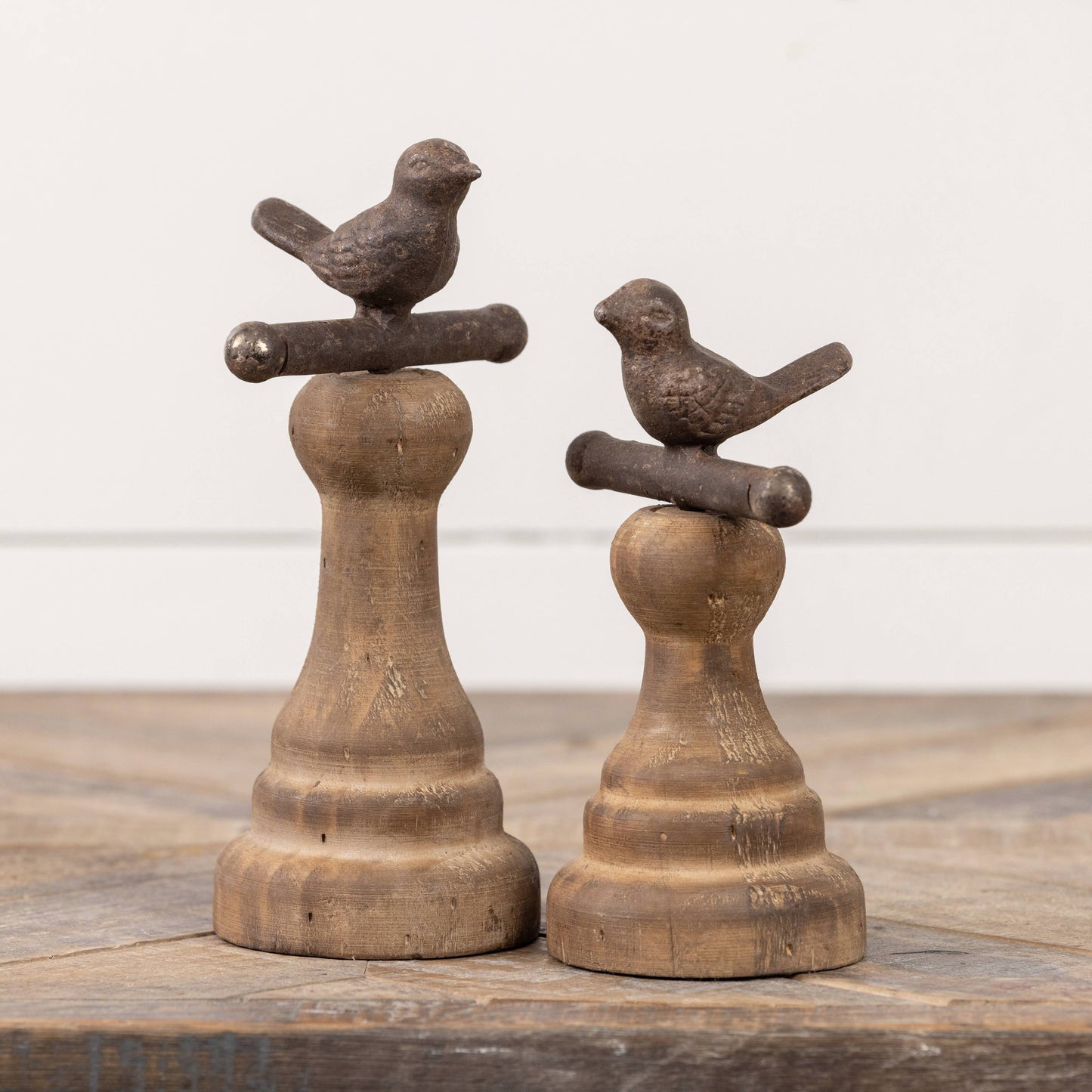 Wood Base PERCHING BIRD