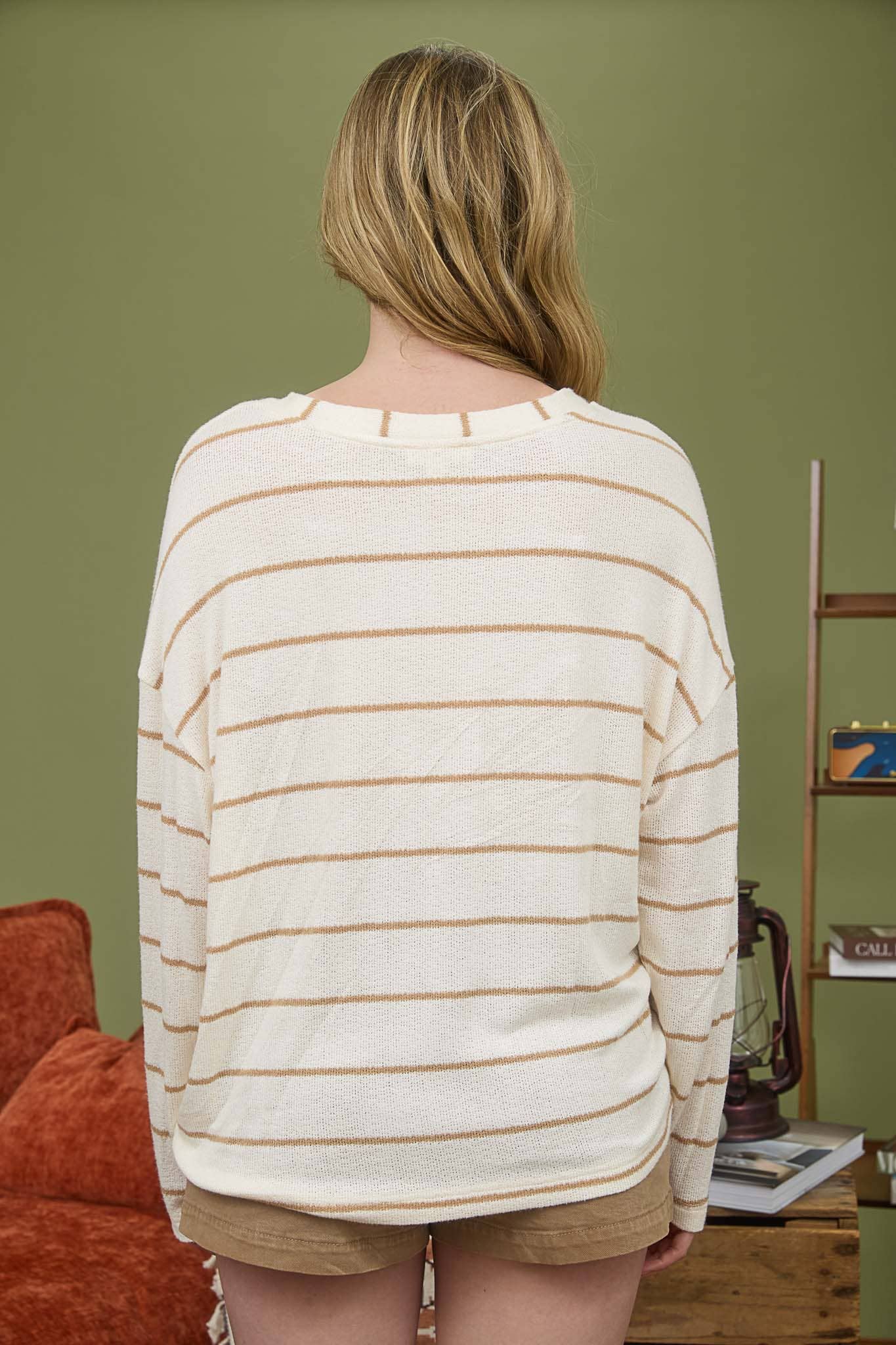 This & That Striped Pullover Top
