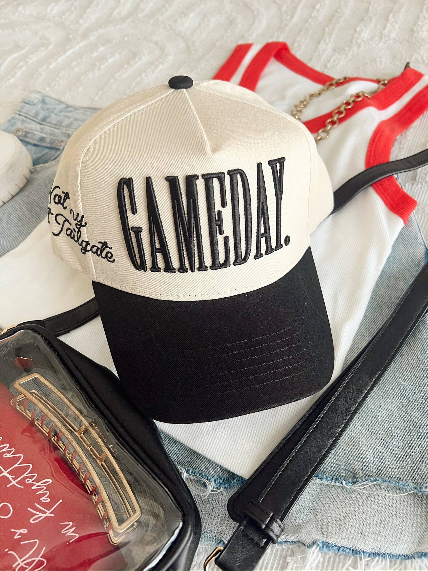 GAMEDAY. - Not My First Tailgate Trucker Hat