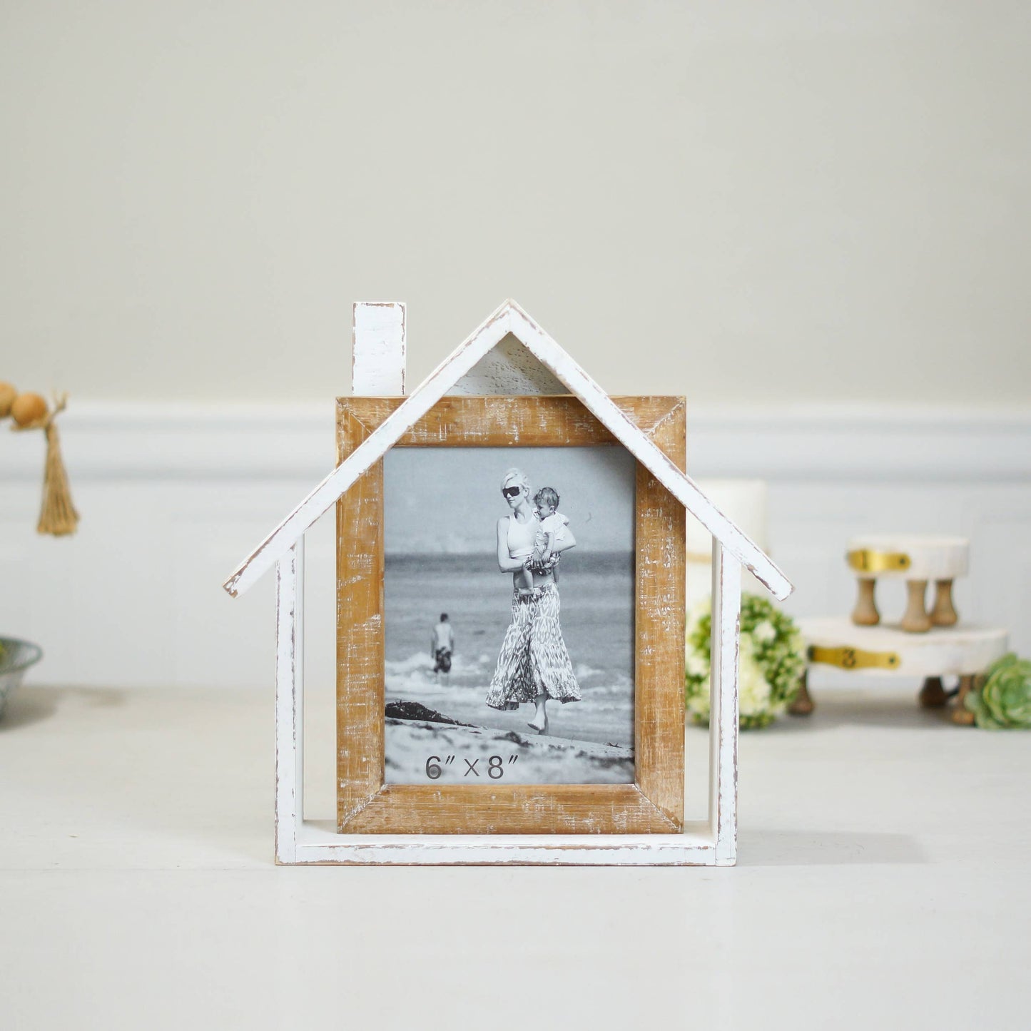 3D Wood House Frame