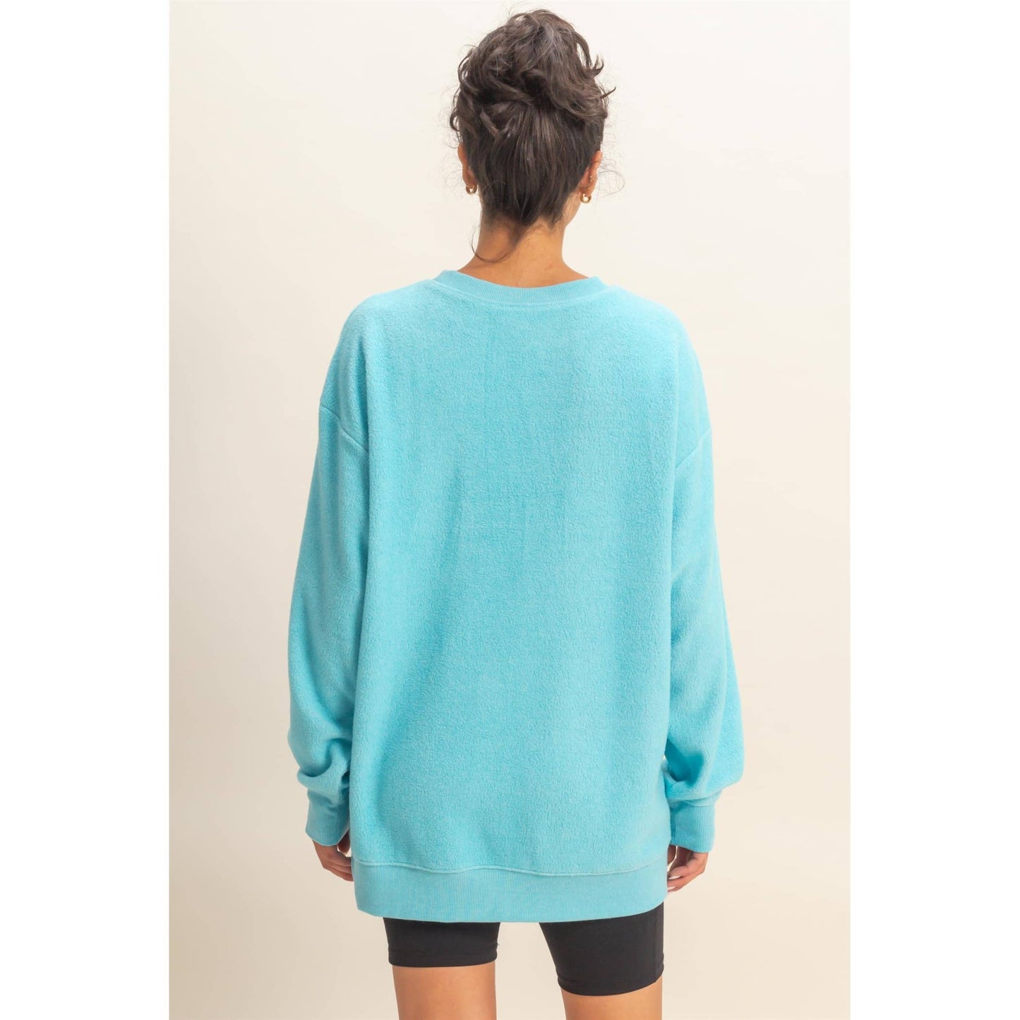 Oversized Crewneck Casual Sweatshirt