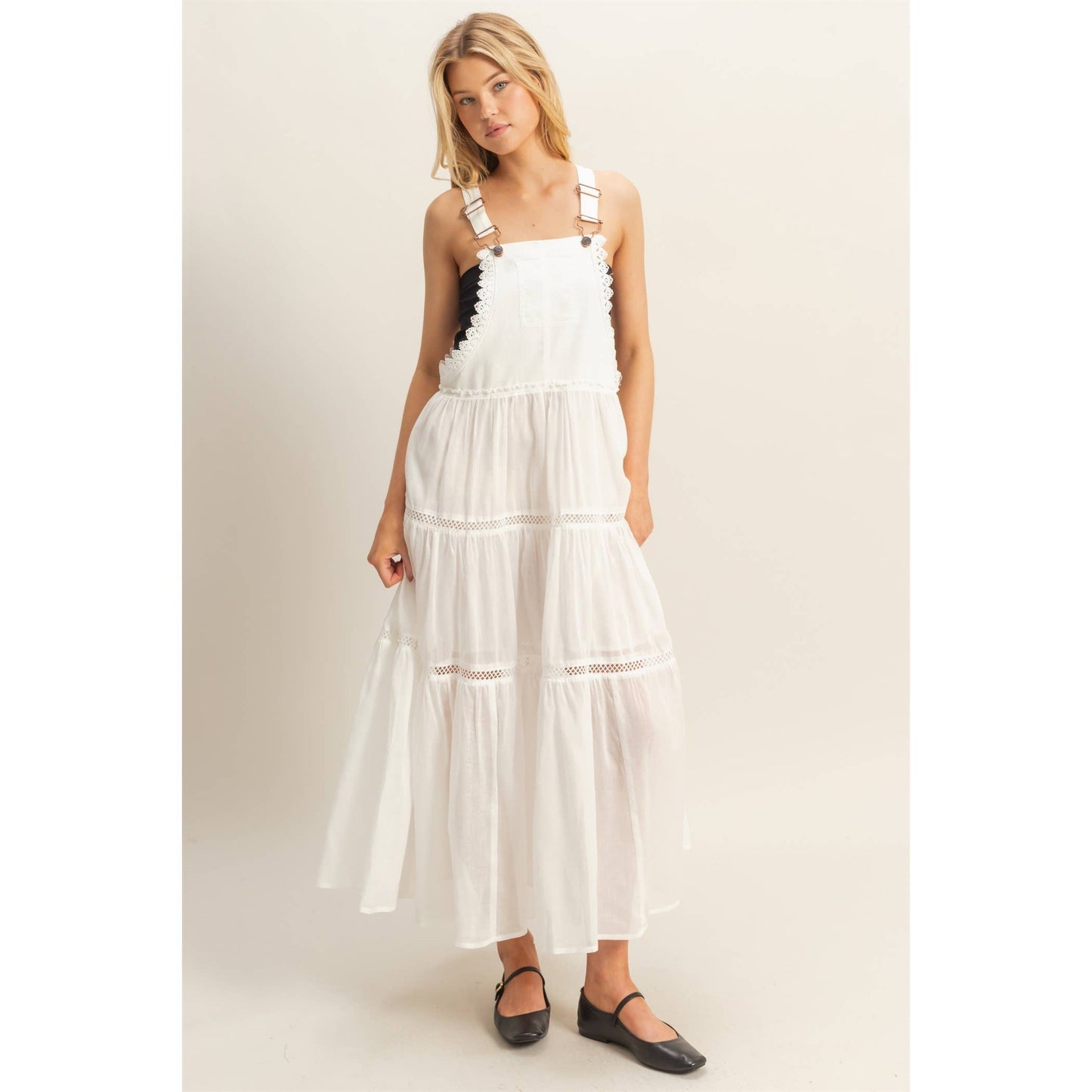 Tiers of Lace Maxi Dress