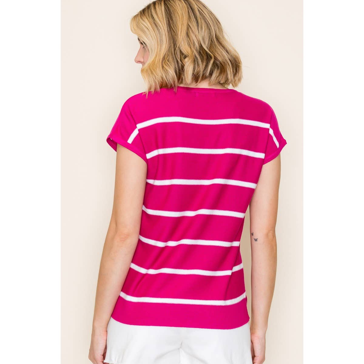 Sandy Oasis Striped Top