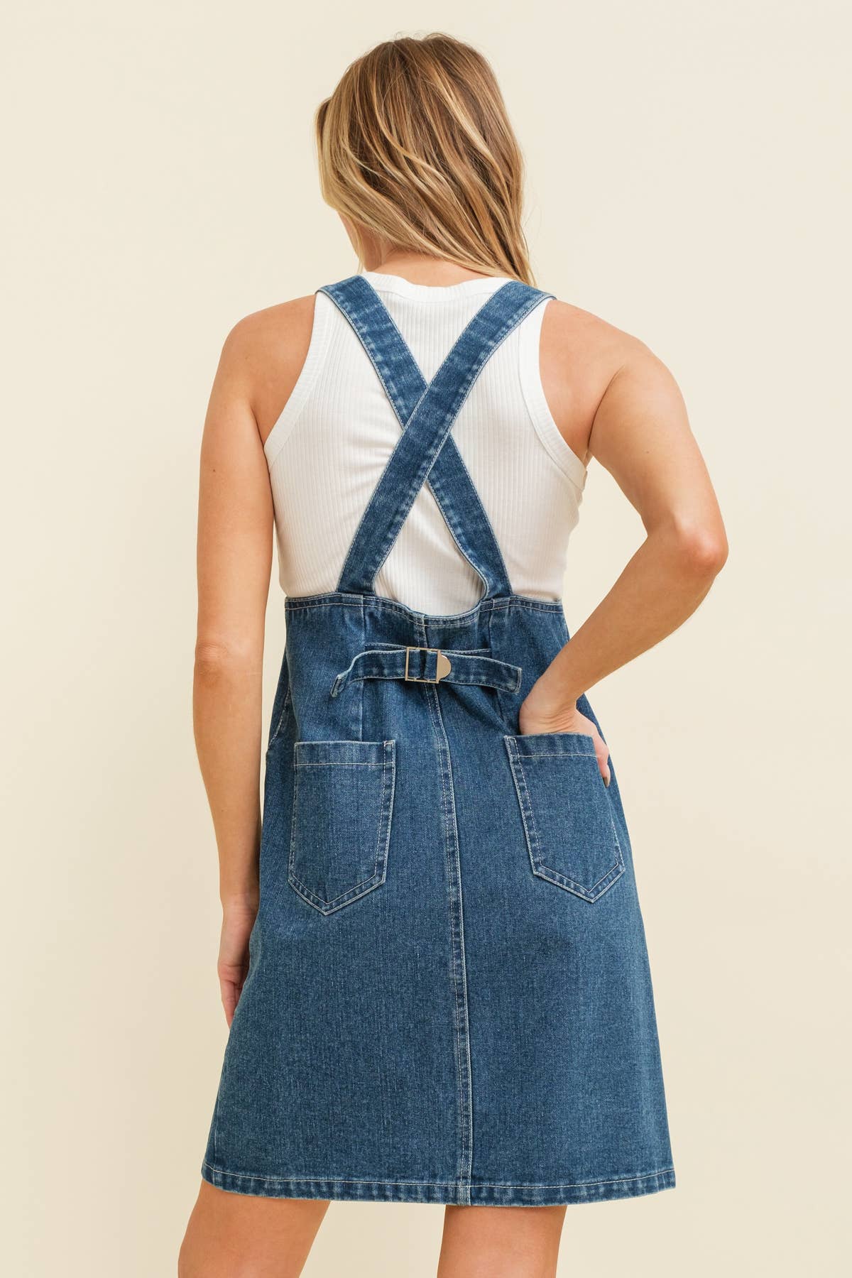 DENIM & Diamonds Mini Dress