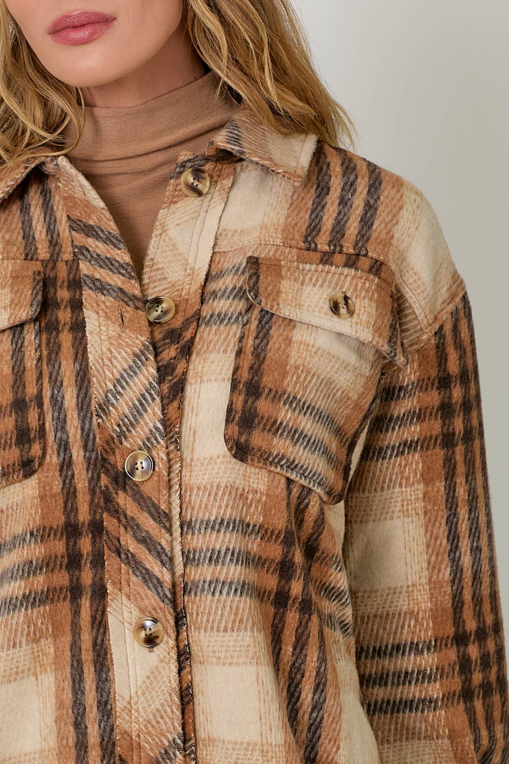 Almond Longline Shacket