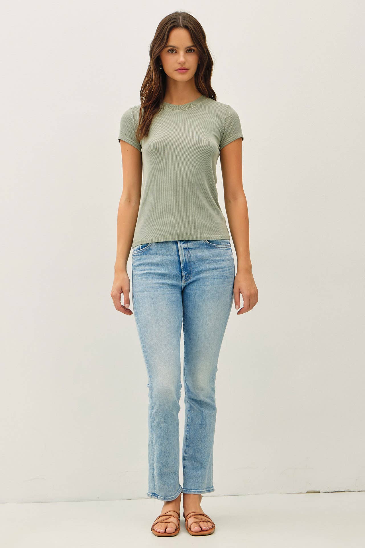 Basic Babe Ribbed Tee