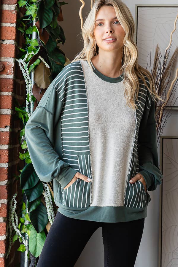 Colorblock Pullover