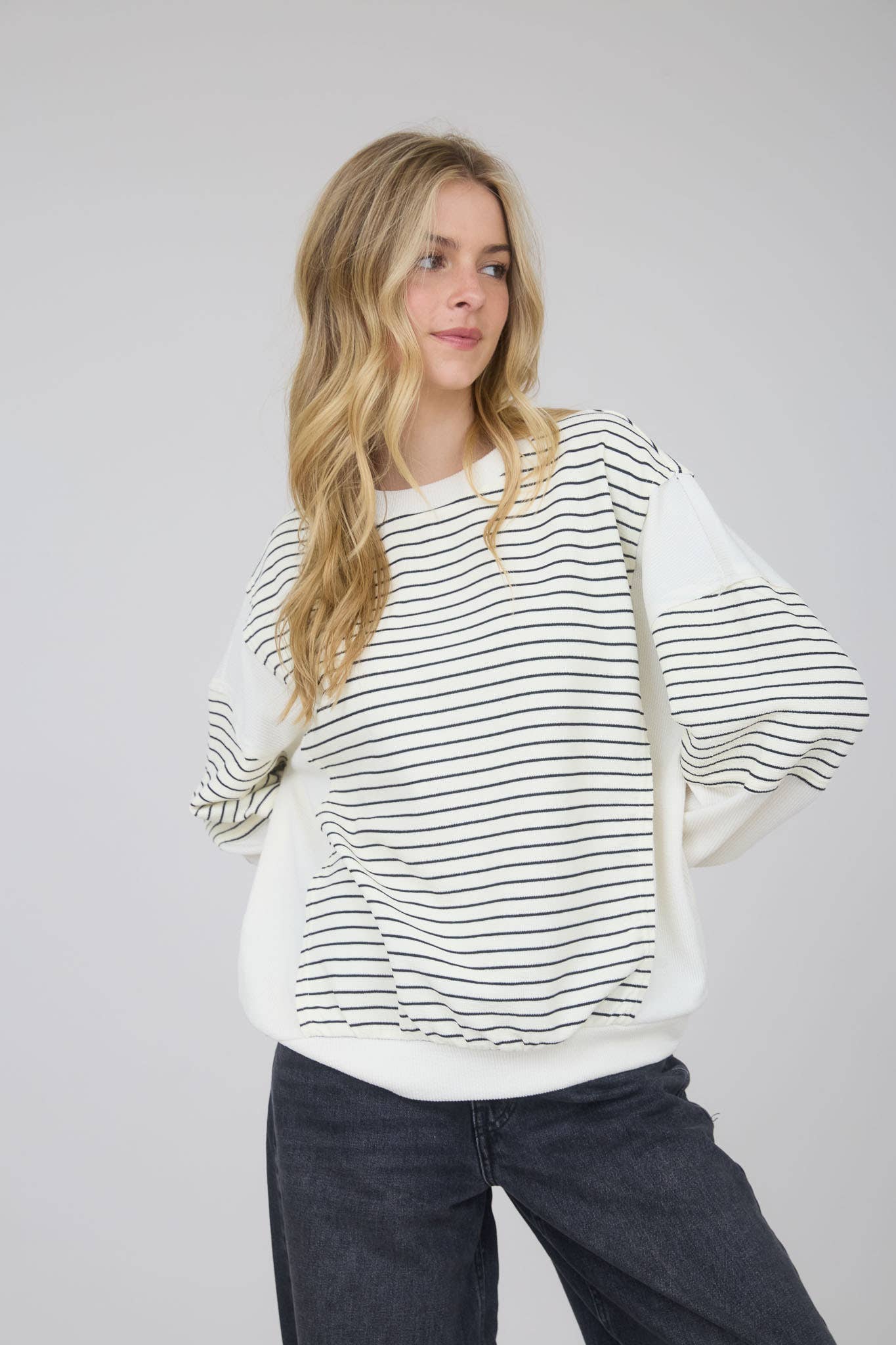 Living on the Edge Striped Top