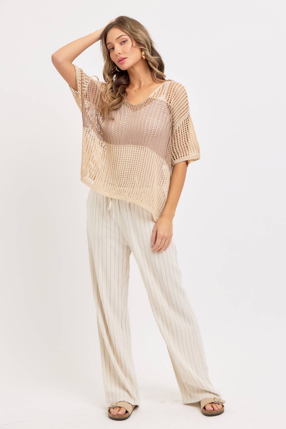 Walk the Line Linen Pant