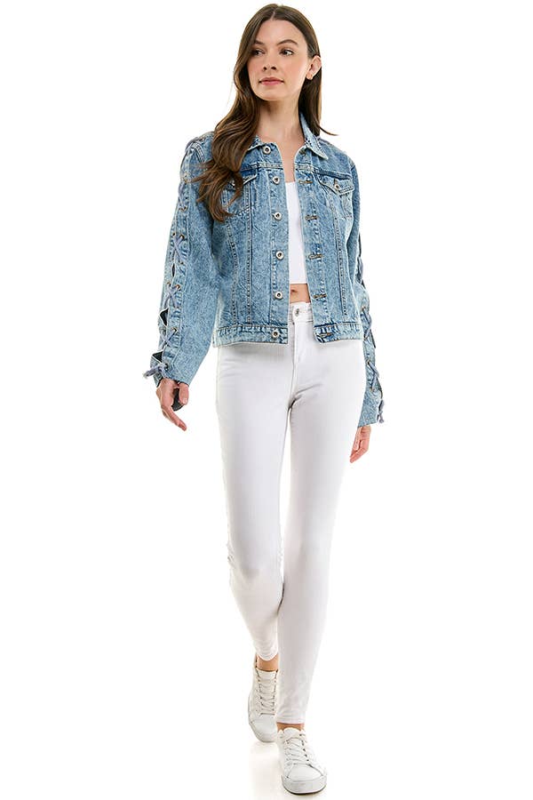 Draw Cord Denim Jacket