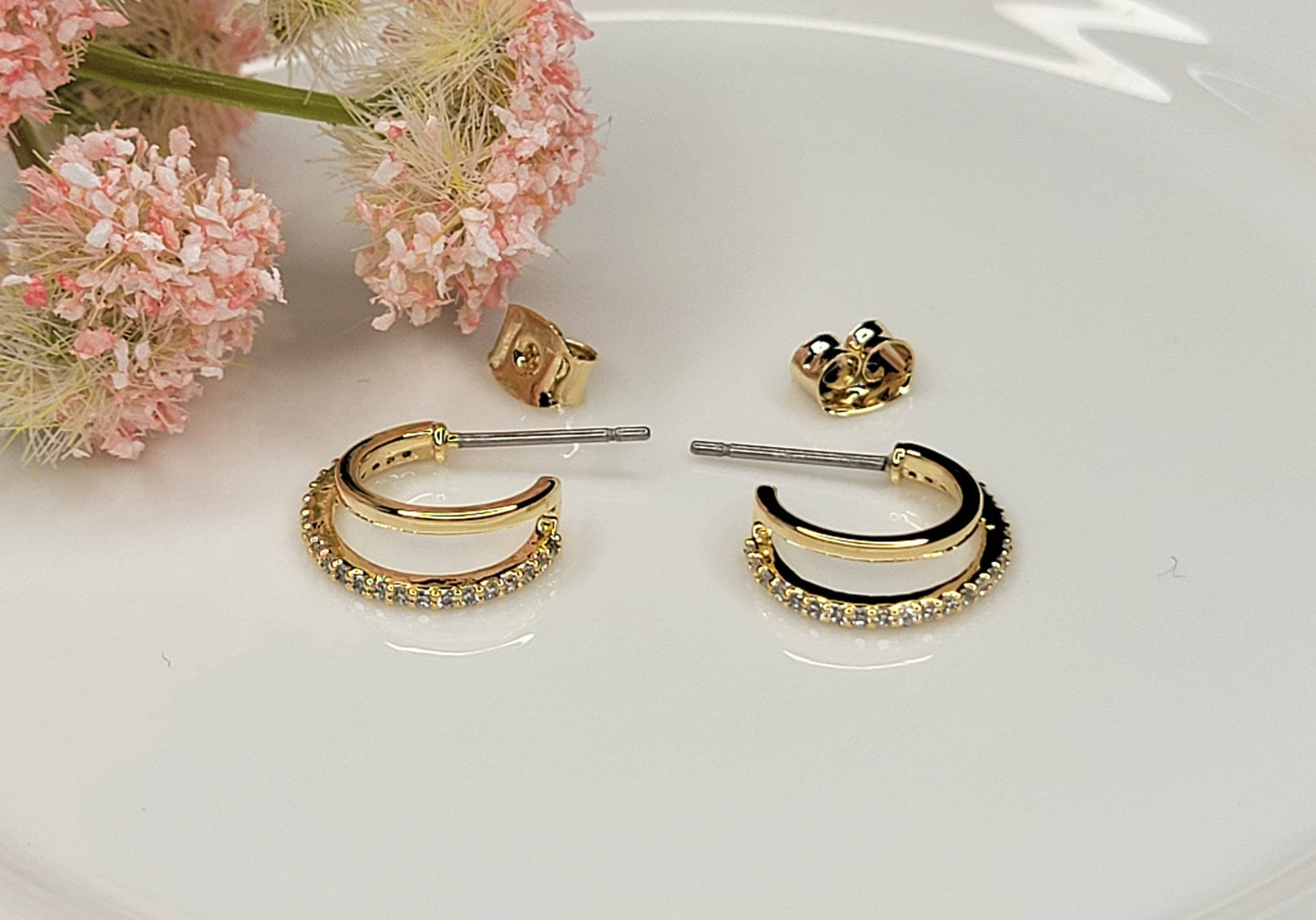 Small Double Layer Earring