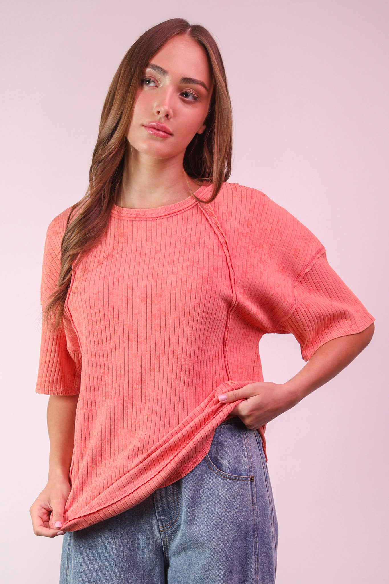 Coral Vibes Top