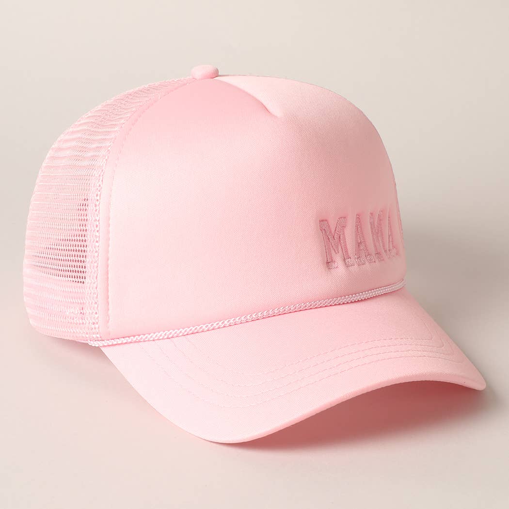 Mama Embroidered Trucker