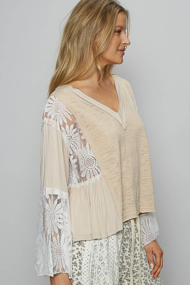 Flower Child Vneck Top