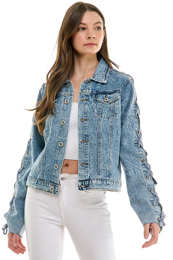 Draw Cord Denim Jacket