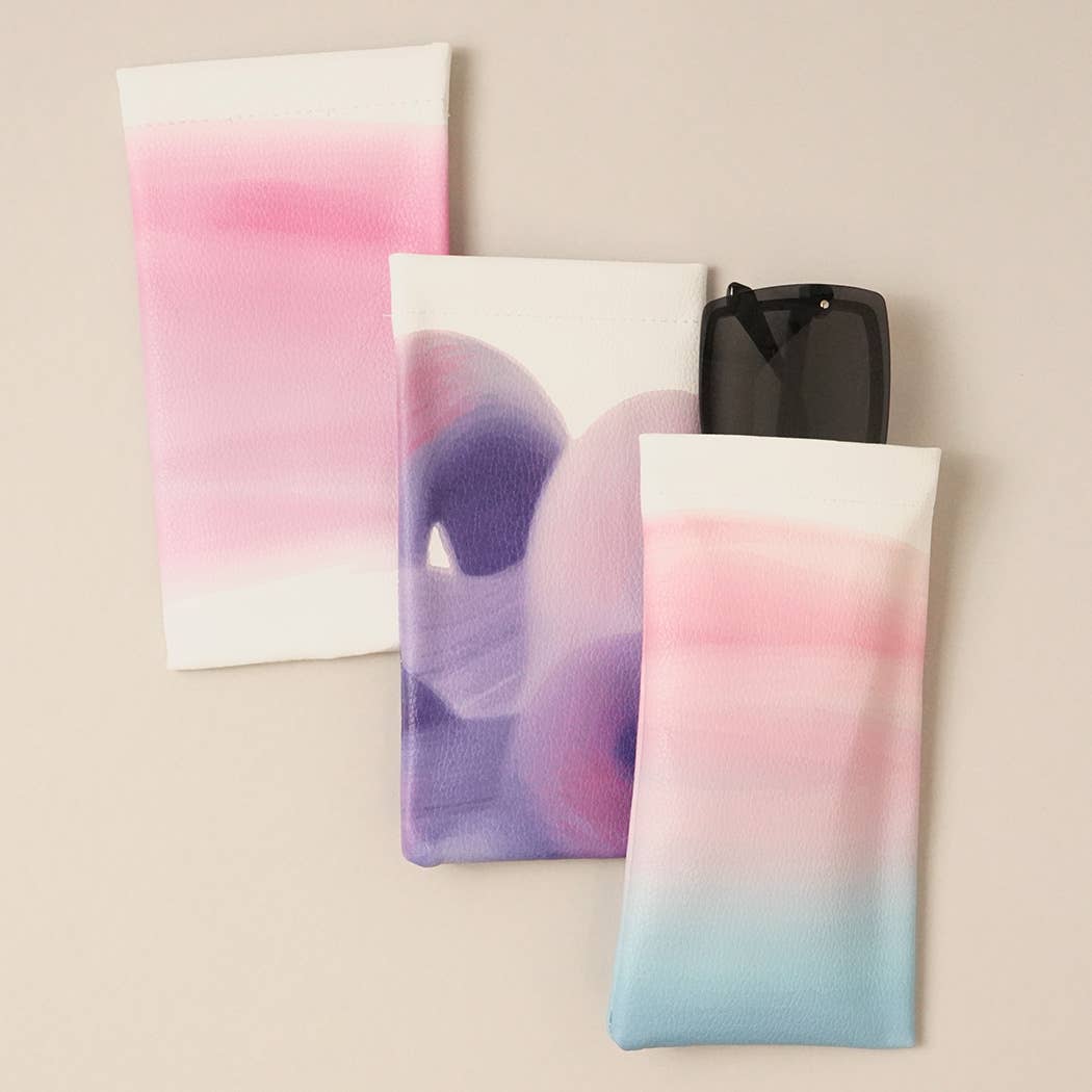 Watercolor Sunglass Case