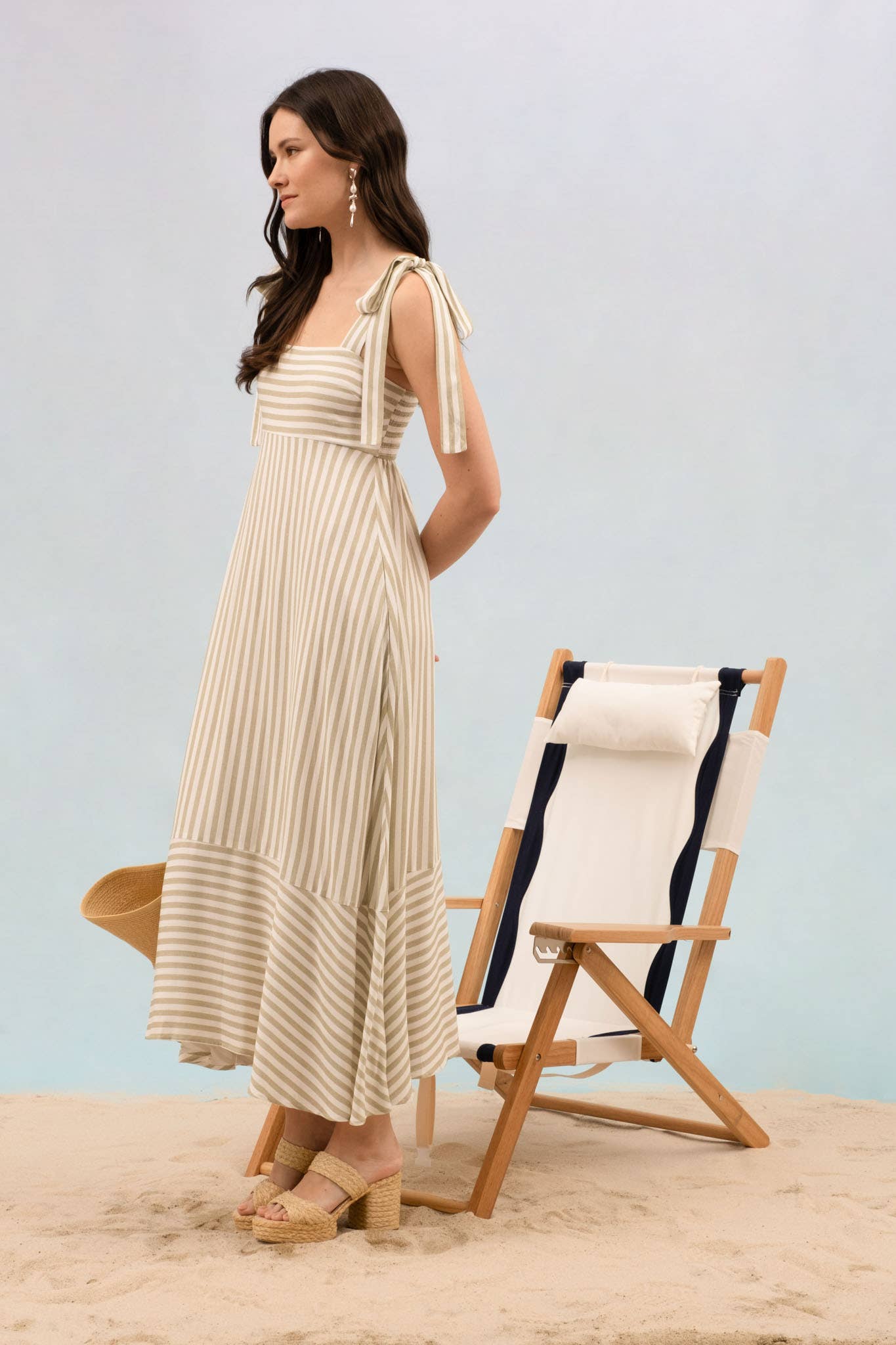Wave on Wave Stripe Maxi Dress