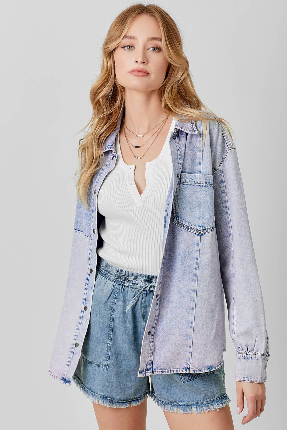 Denim Darling Shacket