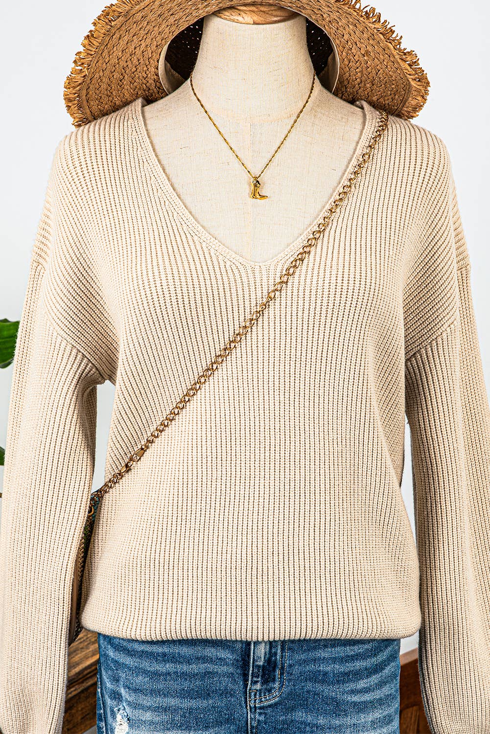 Bow Back Sweater