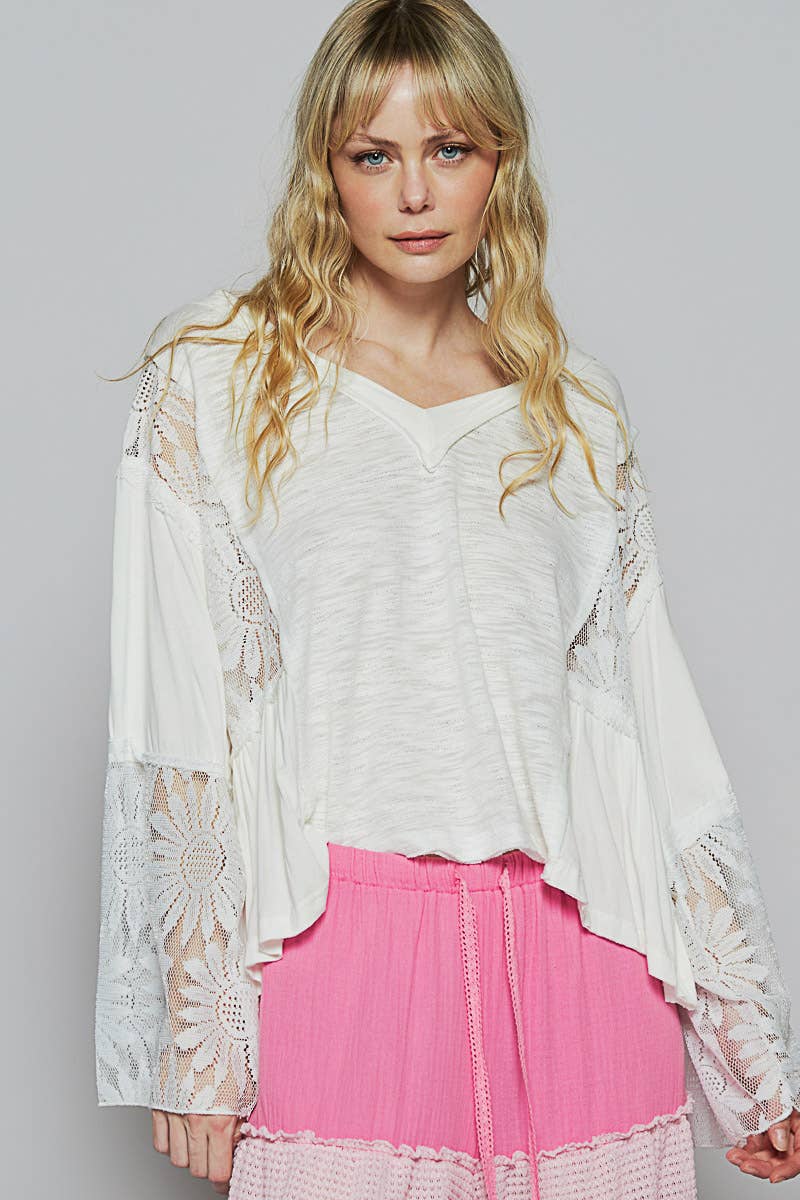 Flower Child Vneck Top