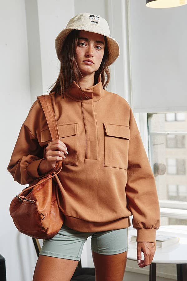 Snap Pocket Pullover