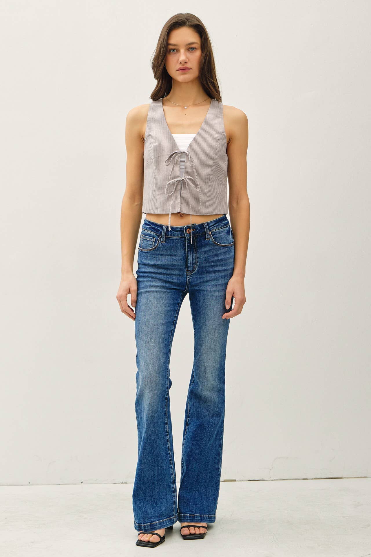 Pinny Striped Vest