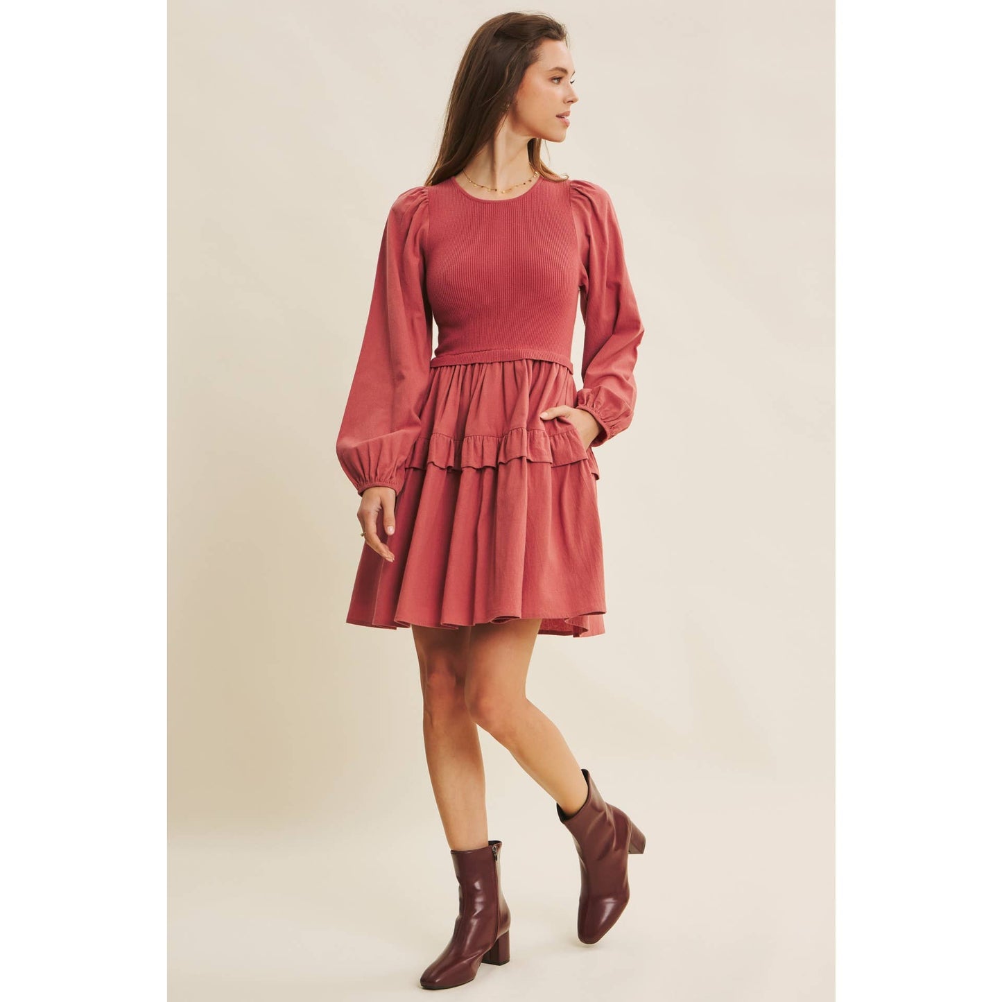 Twofer Sweater Dress