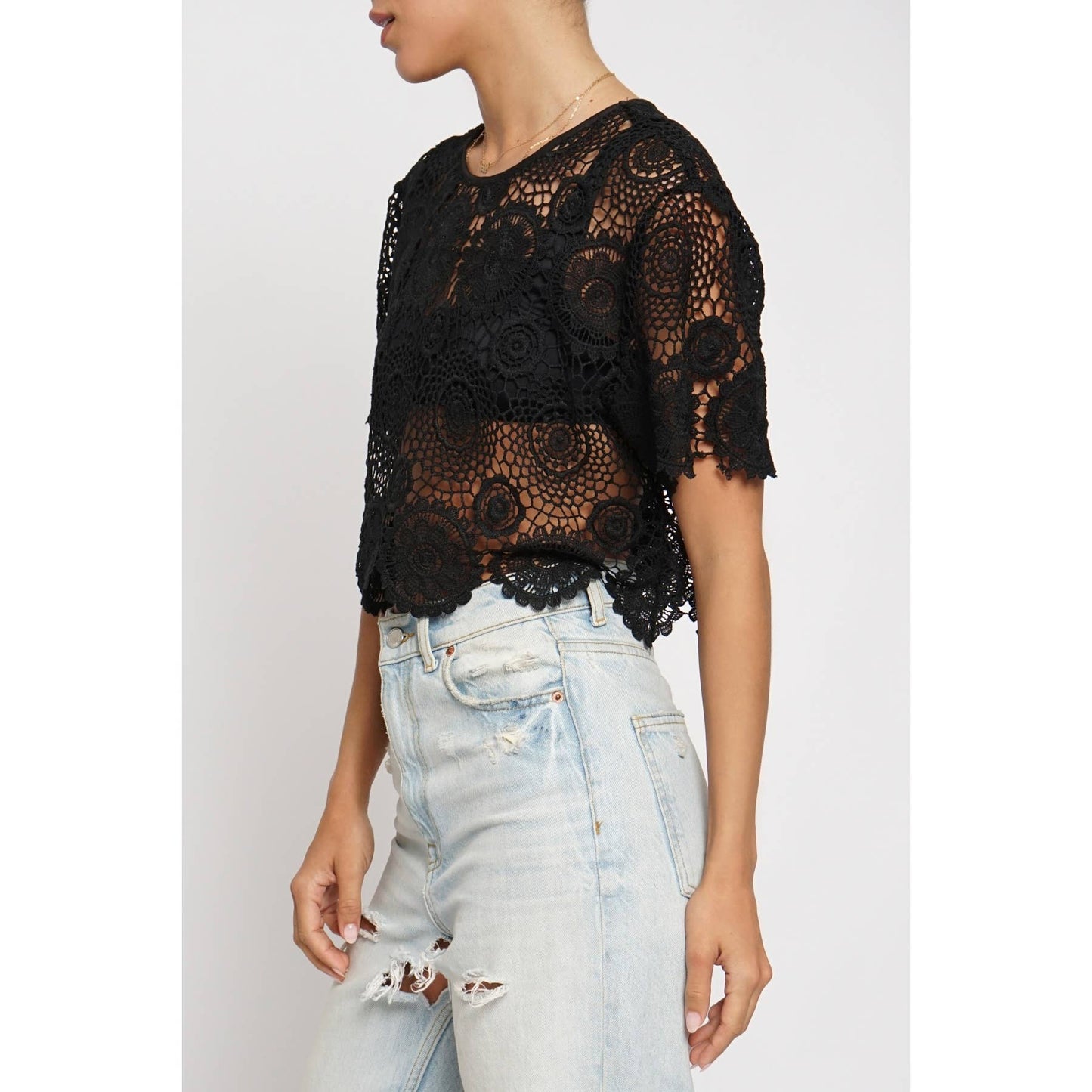 Lace & Grace Crochet Top