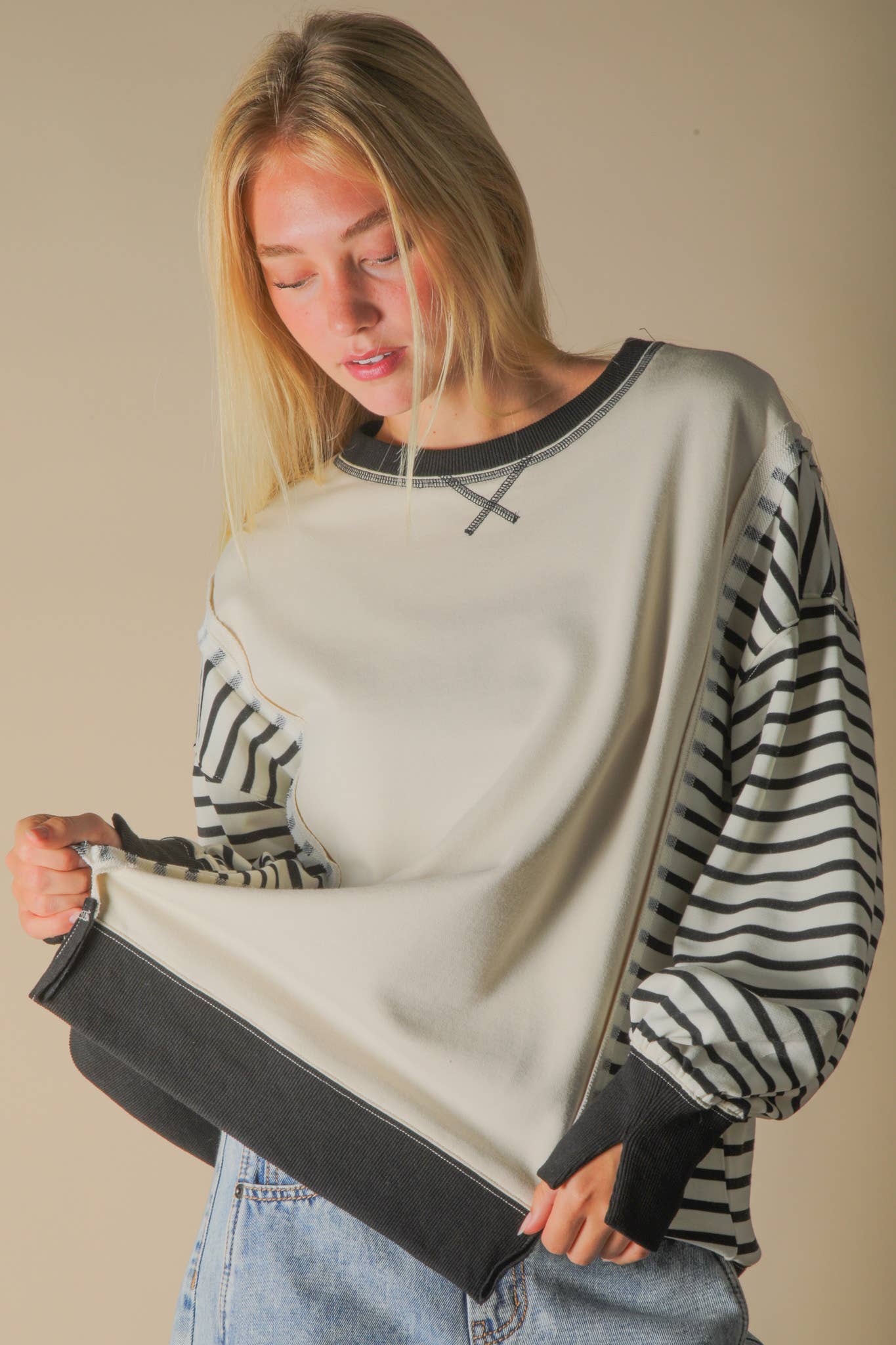 Sandra Dee Stripe Pullover