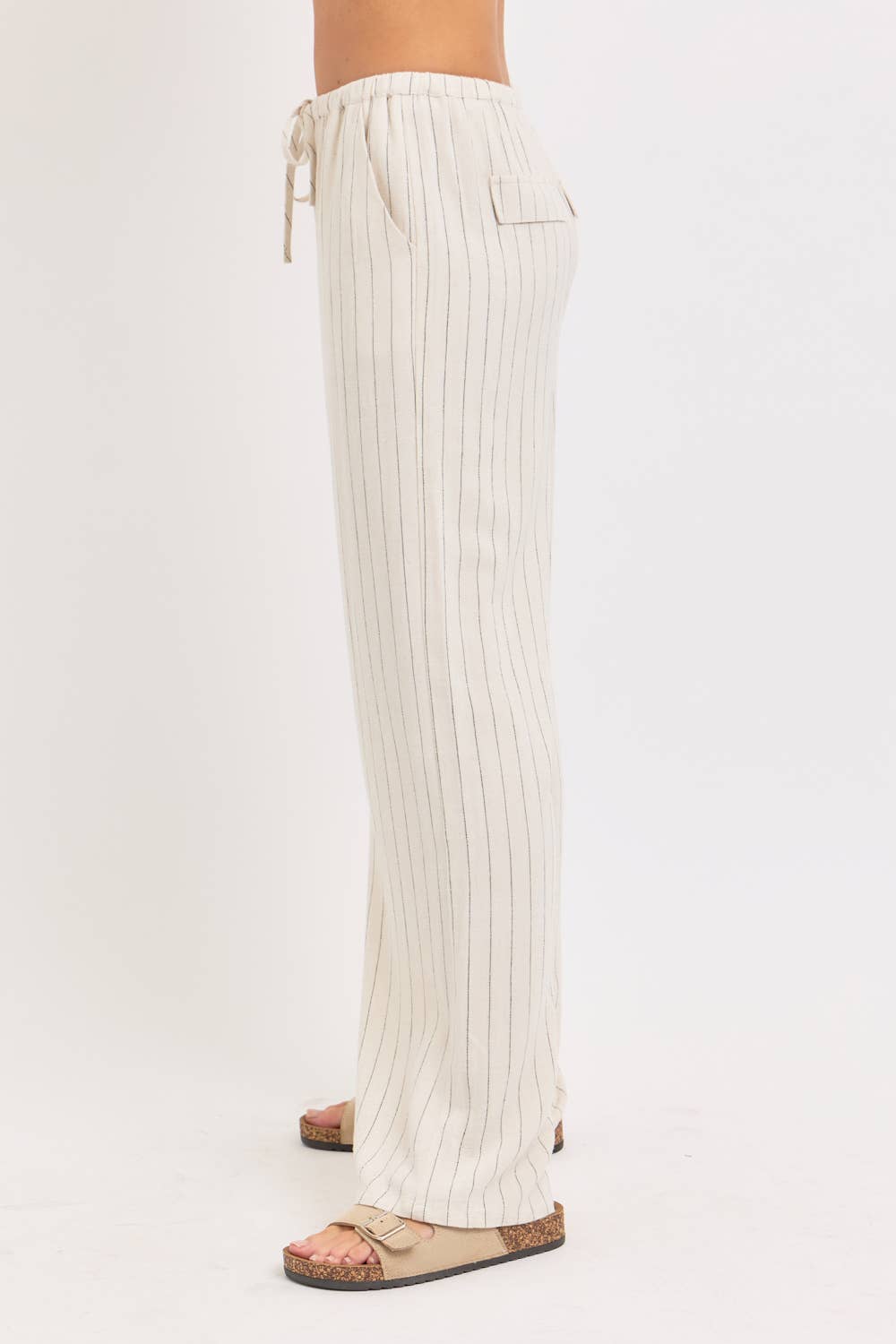 Walk the Line Linen Pant