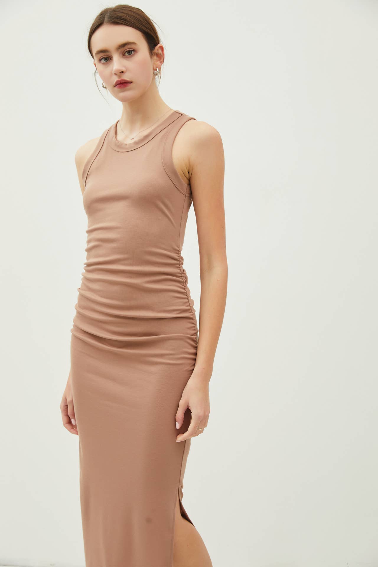 Ribbed Midi Dress
